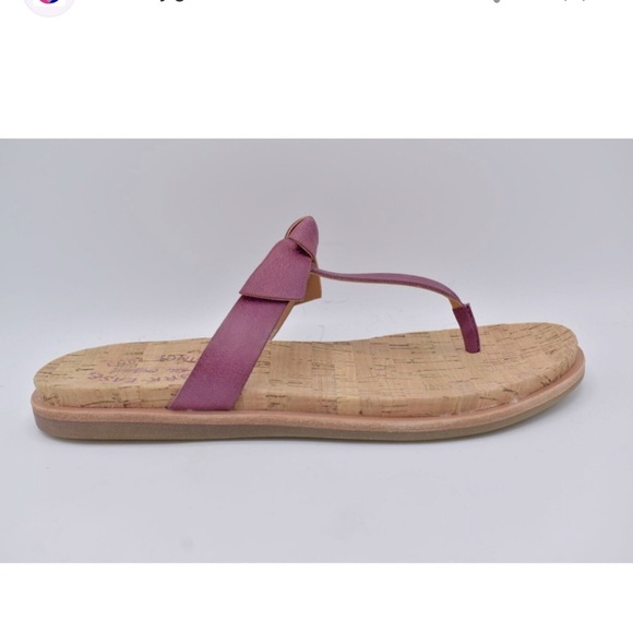 Korkease Blake T strap purple mauve leather thong shoe size 9 - Picture 7 of 7